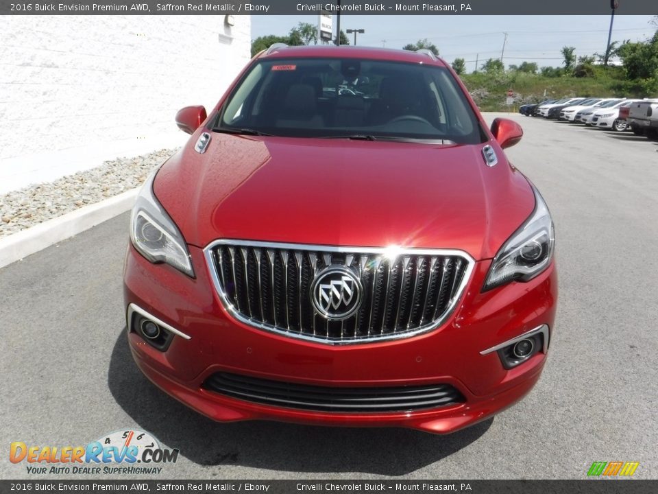 2016 Buick Envision Premium AWD Saffron Red Metallic / Ebony Photo #5