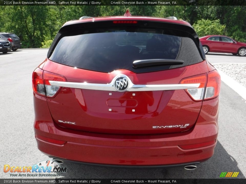2016 Buick Envision Premium AWD Saffron Red Metallic / Ebony Photo #7