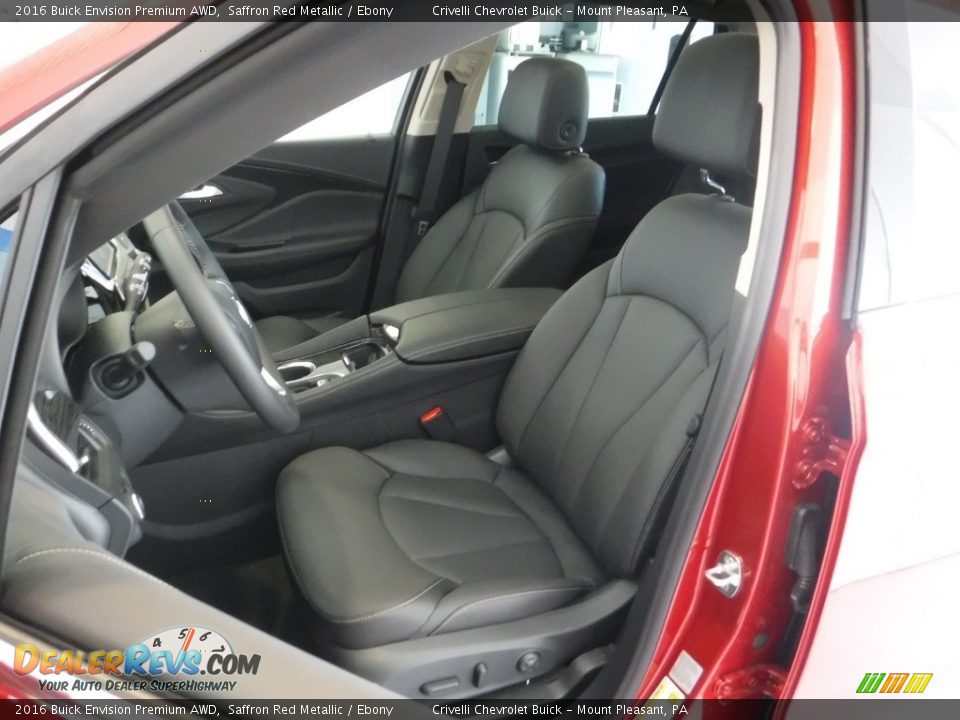 2016 Buick Envision Premium AWD Saffron Red Metallic / Ebony Photo #11
