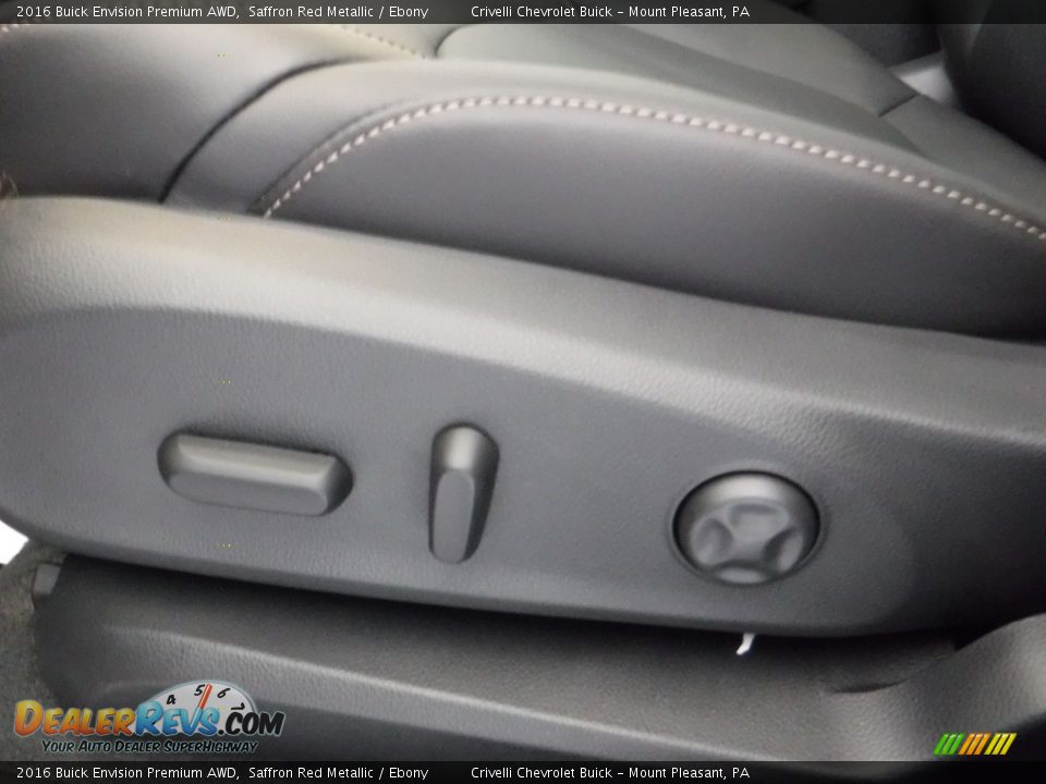 2016 Buick Envision Premium AWD Saffron Red Metallic / Ebony Photo #12
