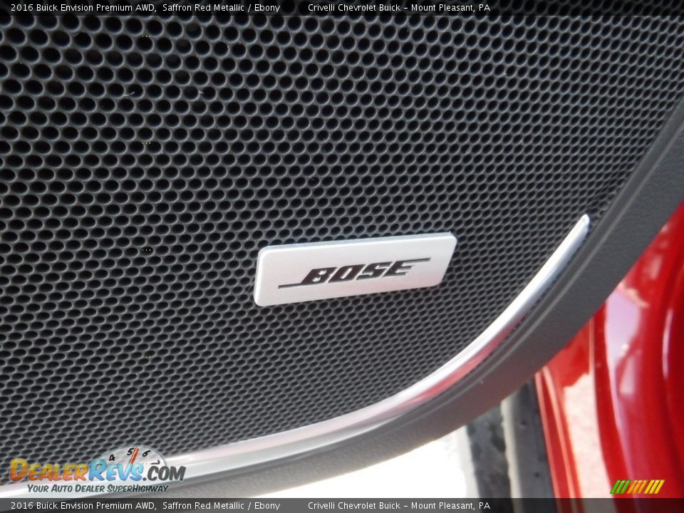 2016 Buick Envision Premium AWD Saffron Red Metallic / Ebony Photo #15