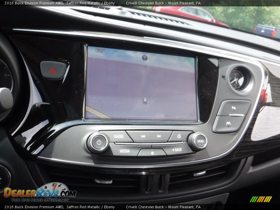 2016 Buick Envision Premium AWD Saffron Red Metallic / Ebony Photo #16