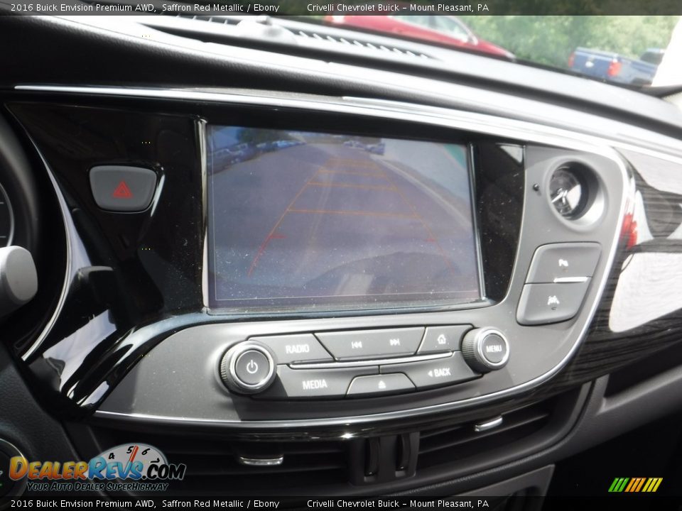 2016 Buick Envision Premium AWD Saffron Red Metallic / Ebony Photo #17