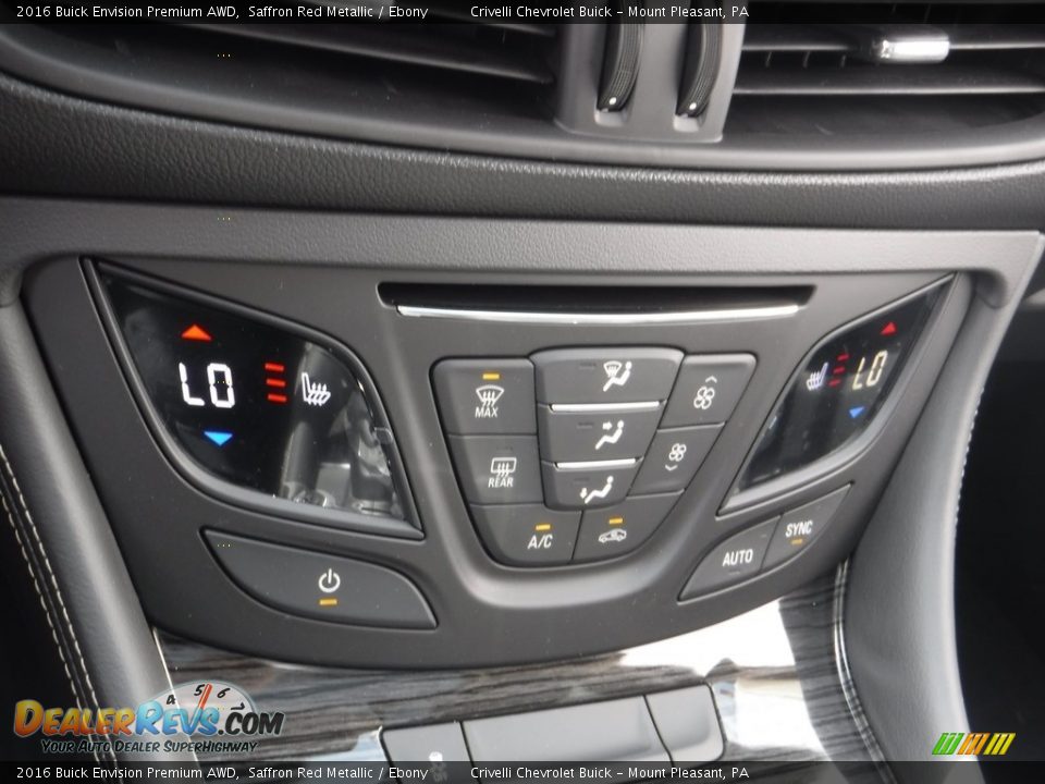 2016 Buick Envision Premium AWD Saffron Red Metallic / Ebony Photo #18