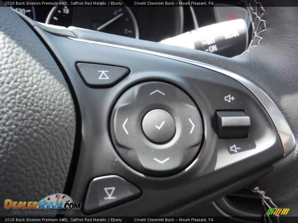 2016 Buick Envision Premium AWD Saffron Red Metallic / Ebony Photo #21