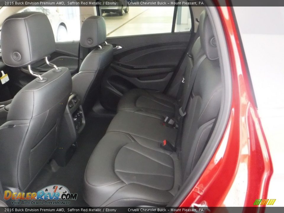 2016 Buick Envision Premium AWD Saffron Red Metallic / Ebony Photo #23