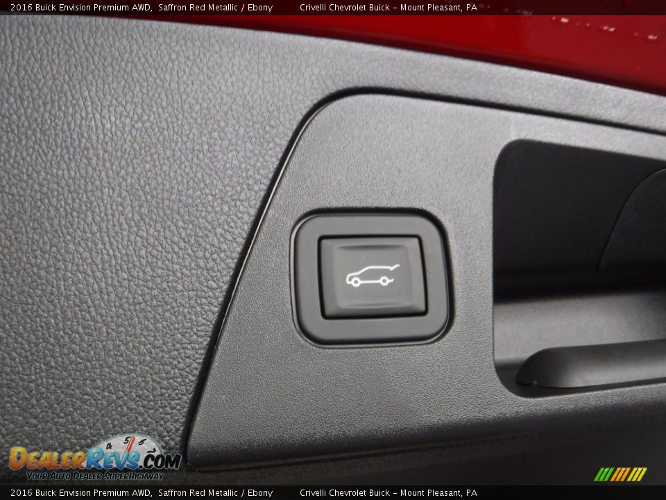 2016 Buick Envision Premium AWD Saffron Red Metallic / Ebony Photo #25