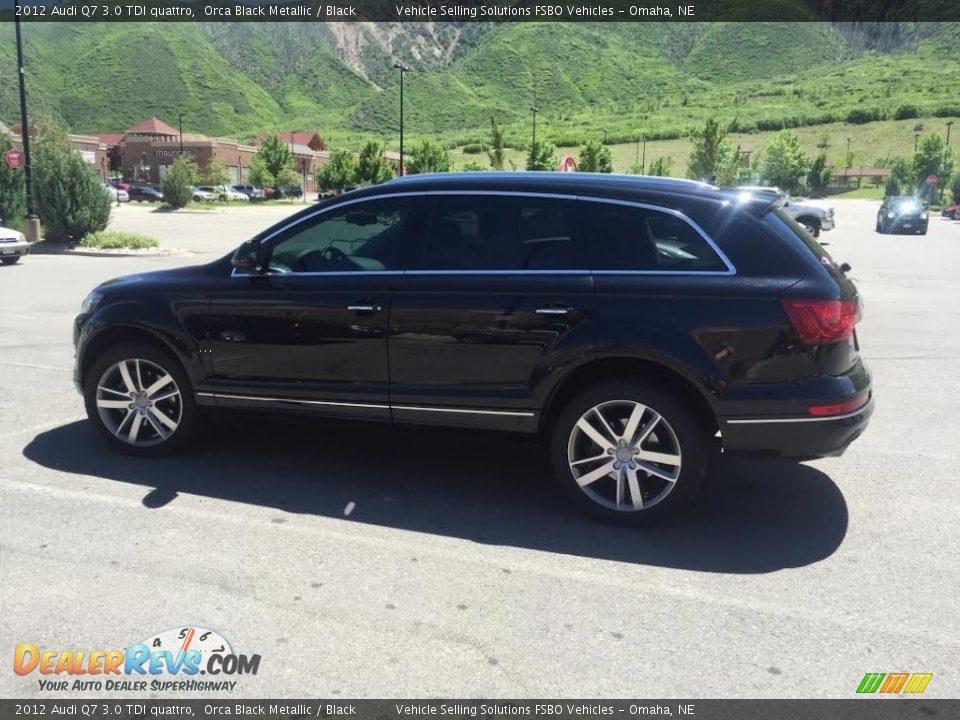 2012 Audi Q7 3.0 TDI quattro Orca Black Metallic / Black Photo #1