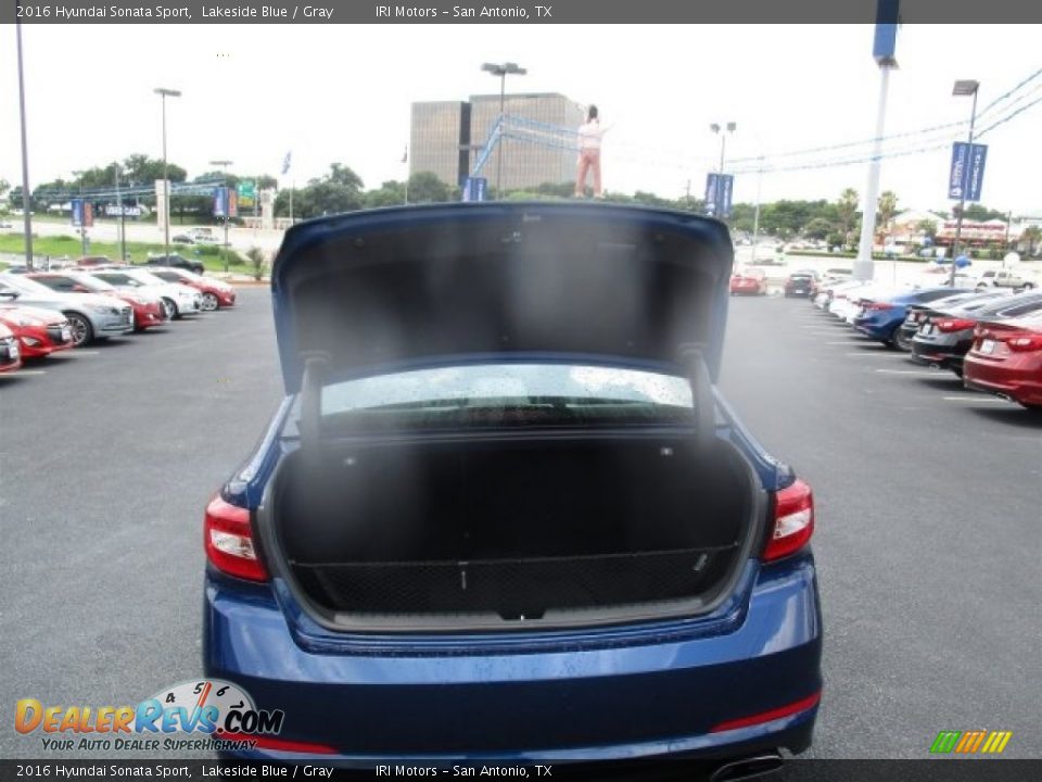 2016 Hyundai Sonata Sport Lakeside Blue / Gray Photo #9
