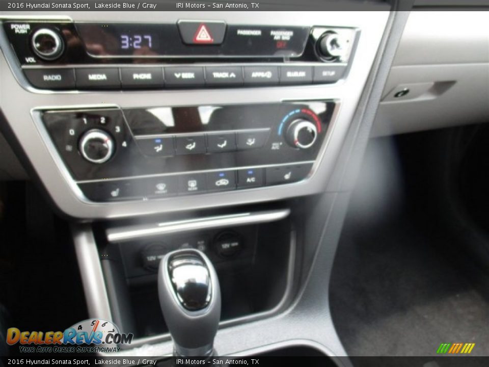 2016 Hyundai Sonata Sport Lakeside Blue / Gray Photo #10