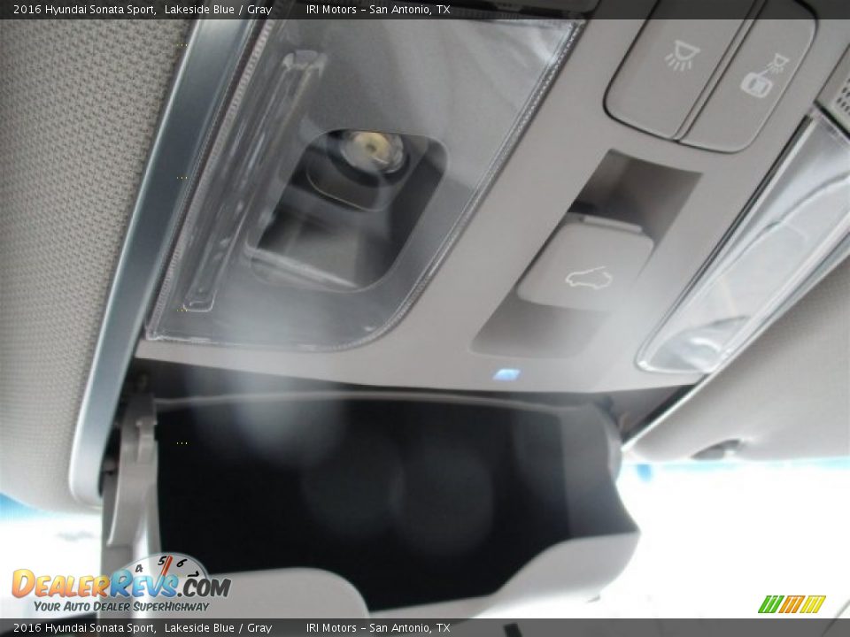 2016 Hyundai Sonata Sport Lakeside Blue / Gray Photo #11