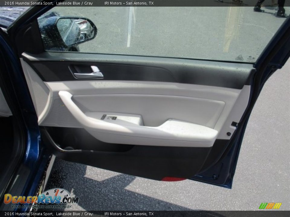 2016 Hyundai Sonata Sport Lakeside Blue / Gray Photo #12