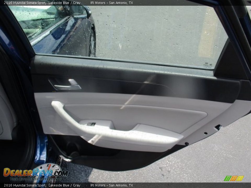 2016 Hyundai Sonata Sport Lakeside Blue / Gray Photo #14