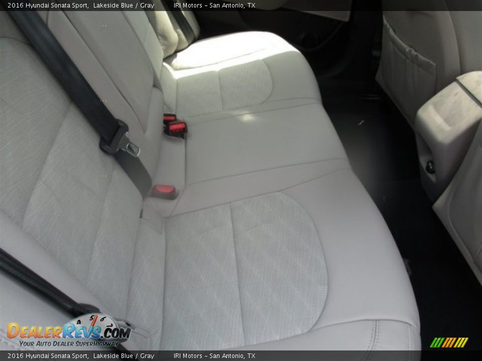 2016 Hyundai Sonata Sport Lakeside Blue / Gray Photo #15