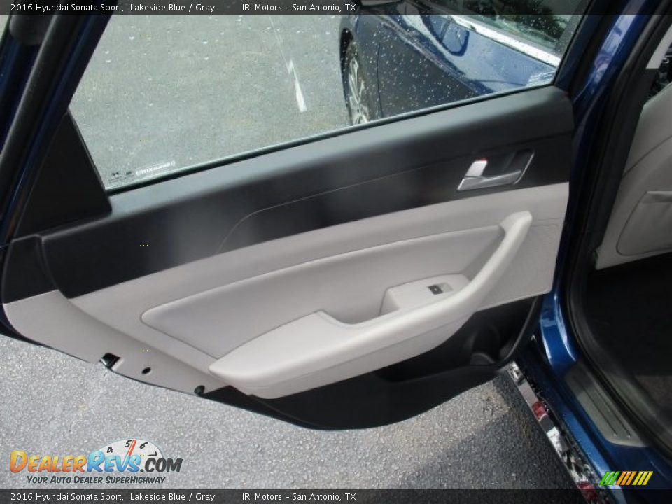 2016 Hyundai Sonata Sport Lakeside Blue / Gray Photo #19