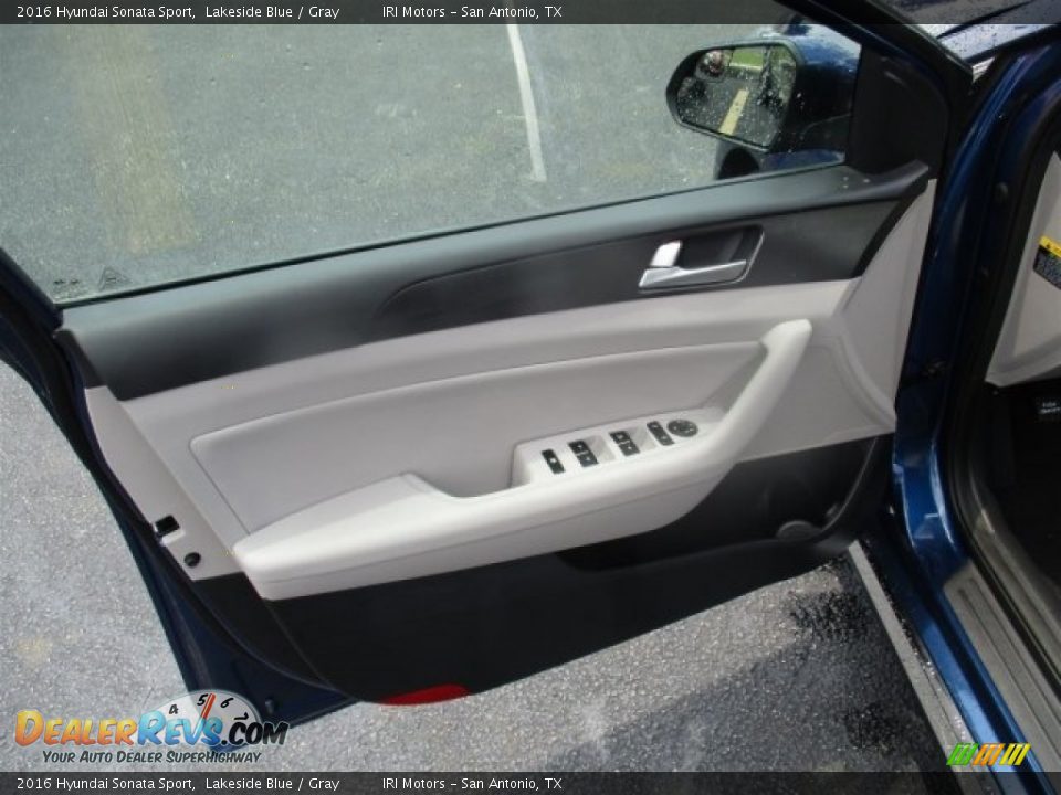 2016 Hyundai Sonata Sport Lakeside Blue / Gray Photo #20