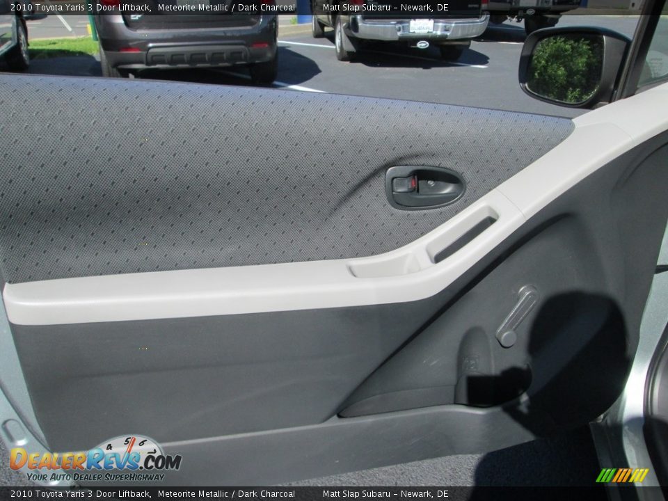 2010 Toyota Yaris 3 Door Liftback Meteorite Metallic / Dark Charcoal Photo #12