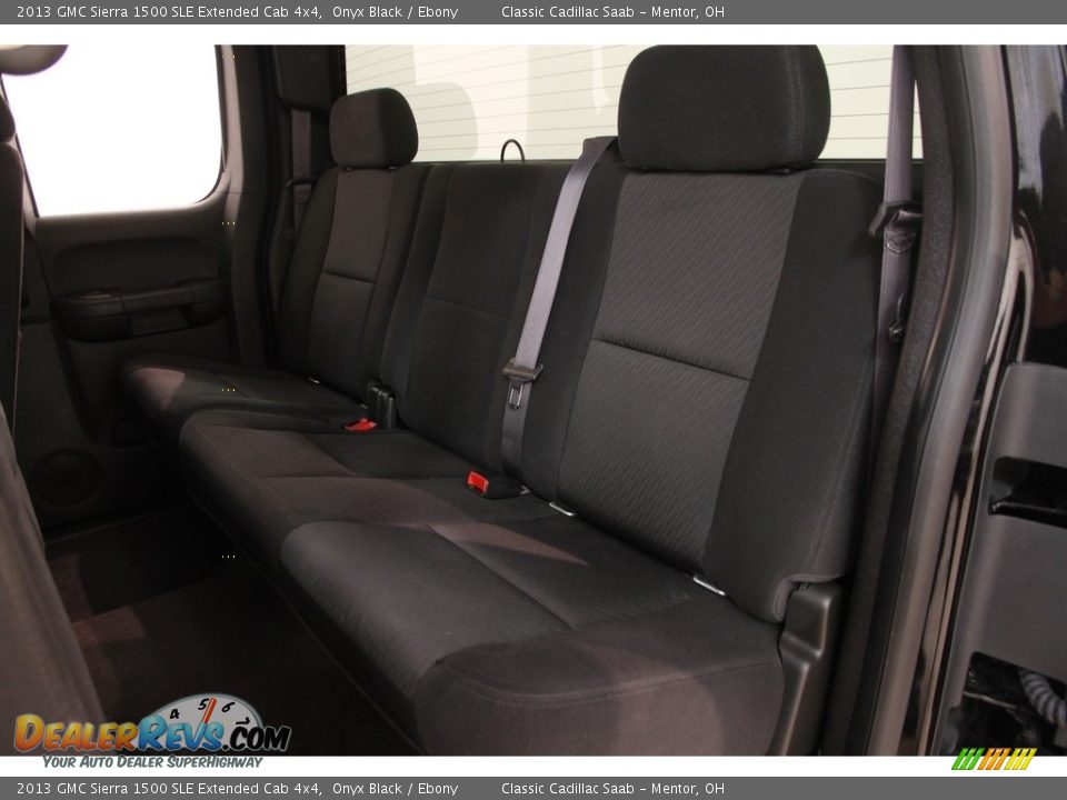 2013 GMC Sierra 1500 SLE Extended Cab 4x4 Onyx Black / Ebony Photo #11