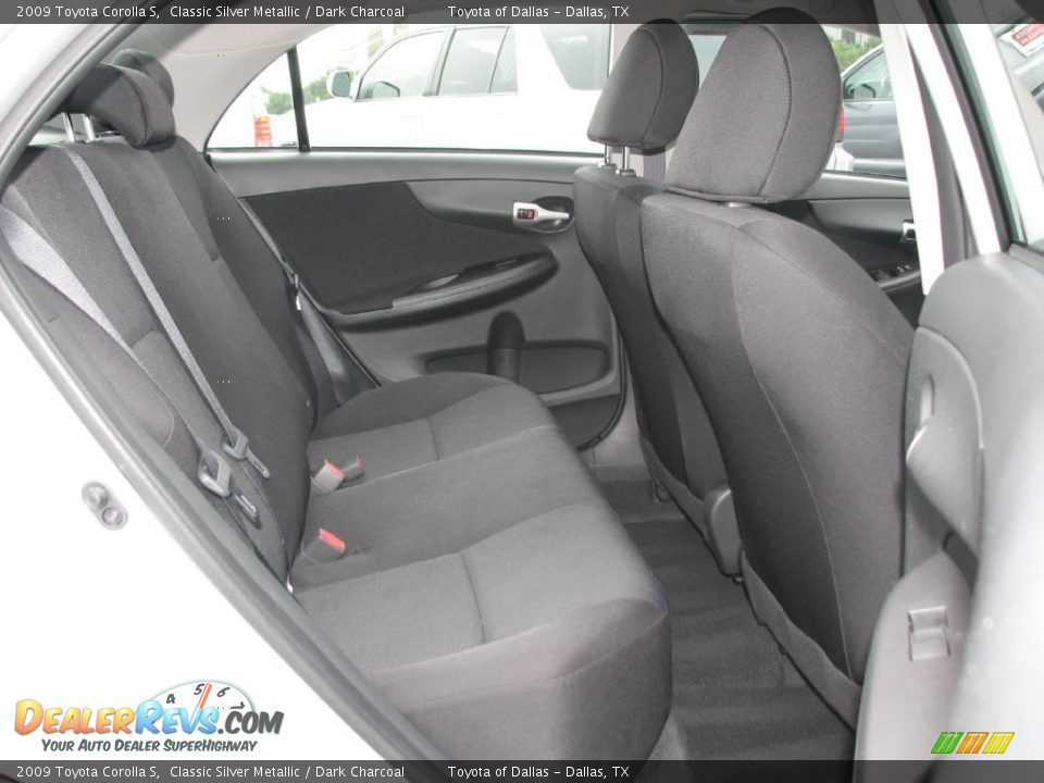 2009 Toyota Corolla S Classic Silver Metallic / Dark Charcoal Photo #11