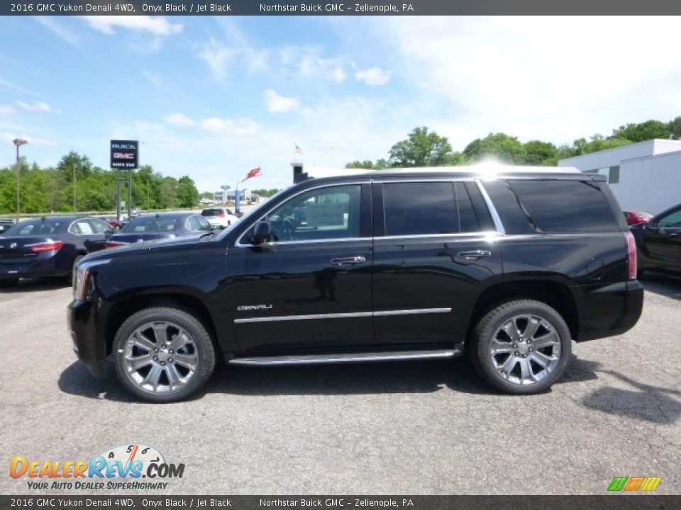 2016 GMC Yukon Denali 4WD Onyx Black / Jet Black Photo #2