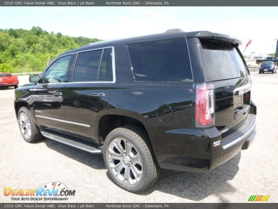 2016 GMC Yukon Denali 4WD Onyx Black / Jet Black Photo #3