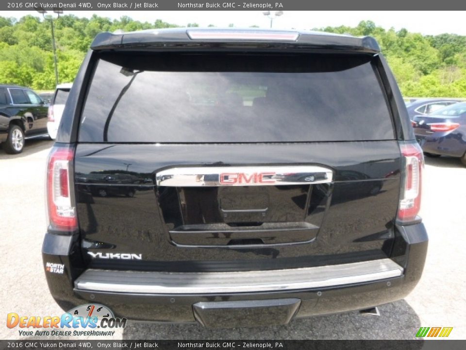 2016 GMC Yukon Denali 4WD Onyx Black / Jet Black Photo #4
