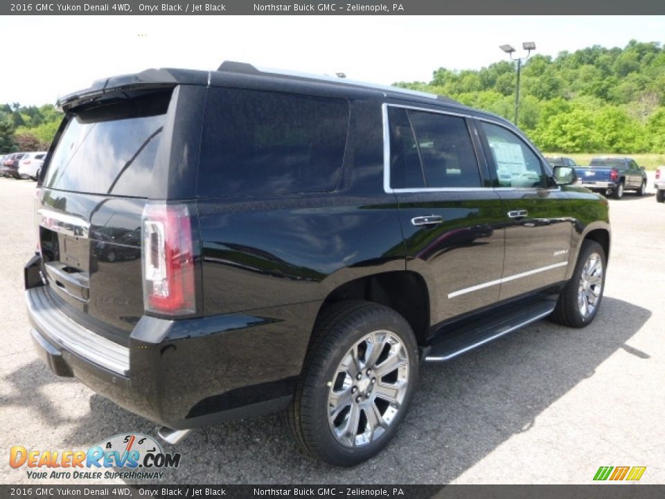 2016 GMC Yukon Denali 4WD Onyx Black / Jet Black Photo #5