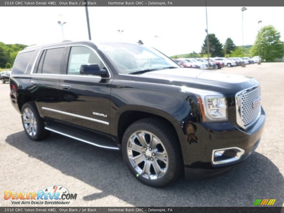 2016 GMC Yukon Denali 4WD Onyx Black / Jet Black Photo #7