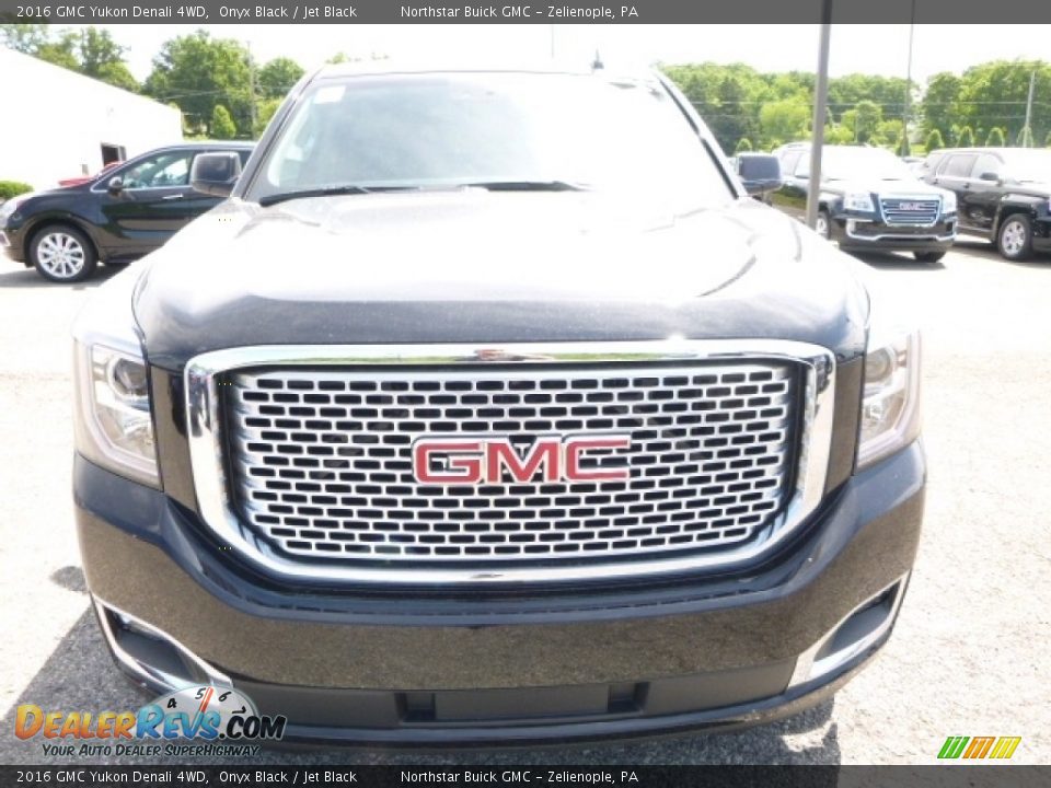 2016 GMC Yukon Denali 4WD Onyx Black / Jet Black Photo #8