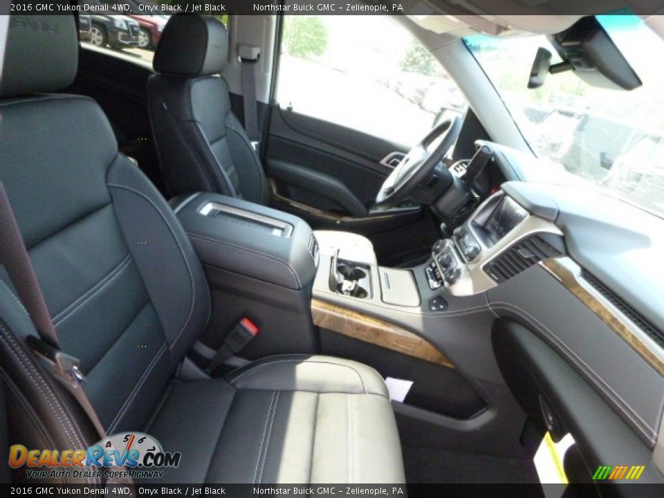 2016 GMC Yukon Denali 4WD Onyx Black / Jet Black Photo #10