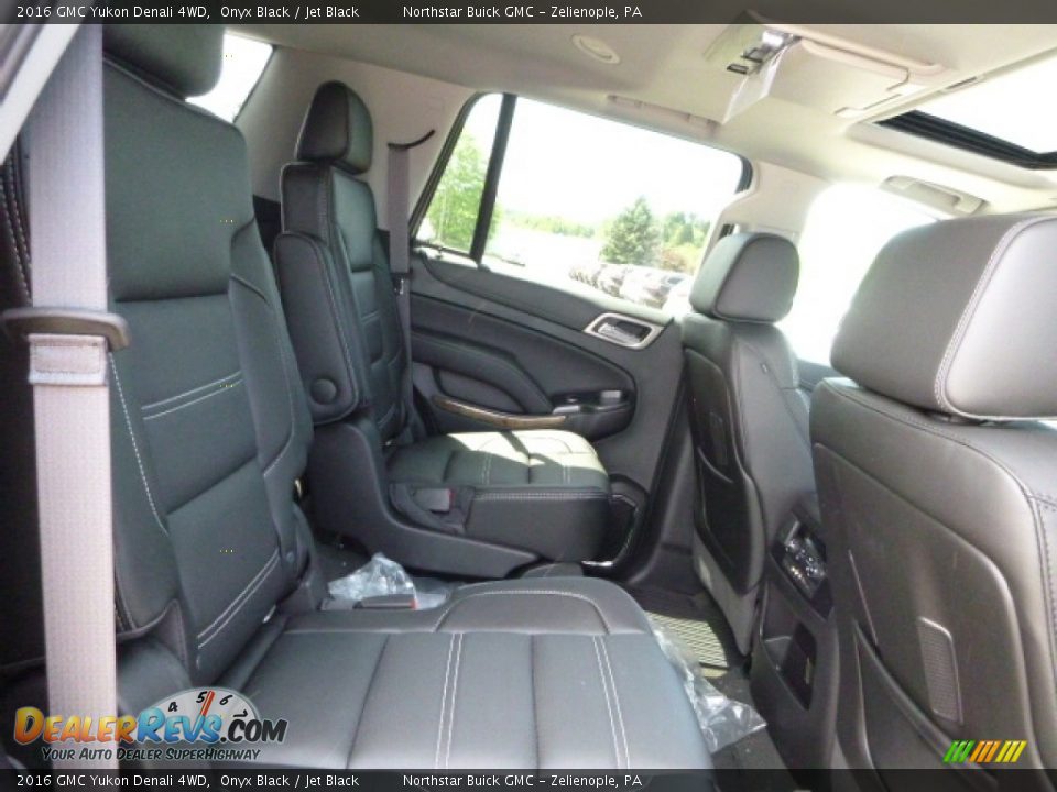 2016 GMC Yukon Denali 4WD Onyx Black / Jet Black Photo #12