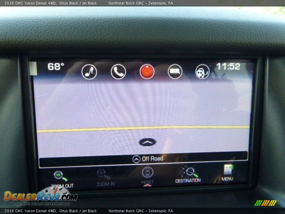 2016 GMC Yukon Denali 4WD Onyx Black / Jet Black Photo #18