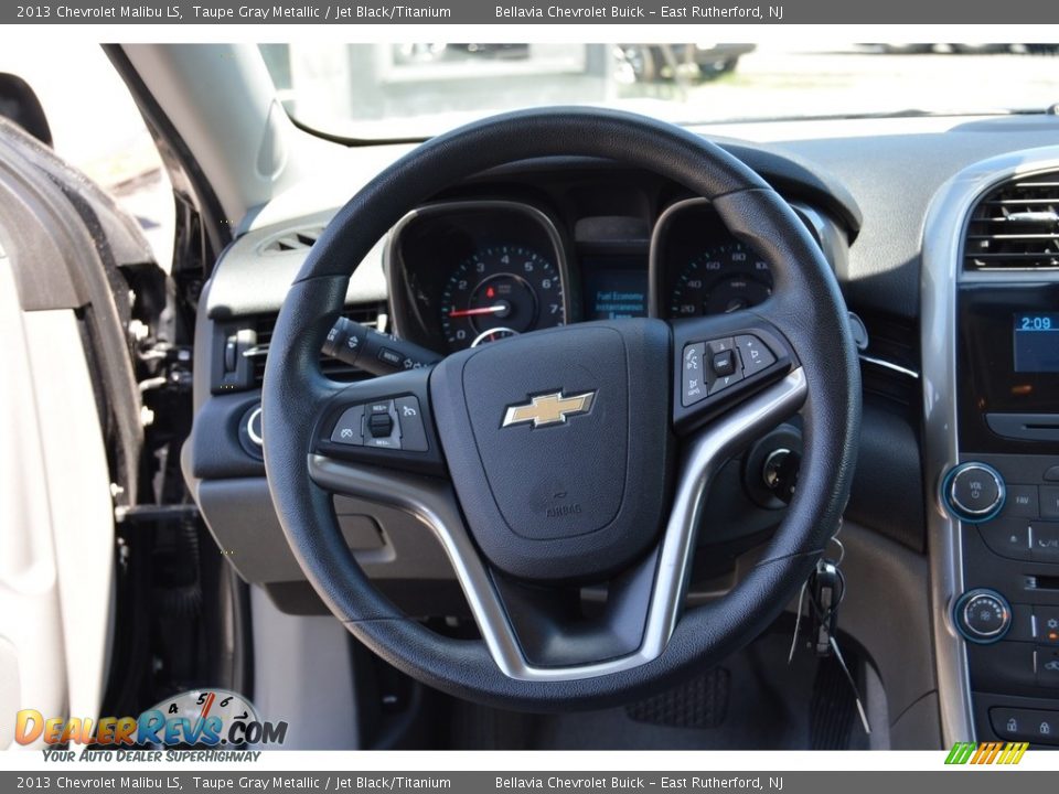 2013 Chevrolet Malibu LS Taupe Gray Metallic / Jet Black/Titanium Photo #15