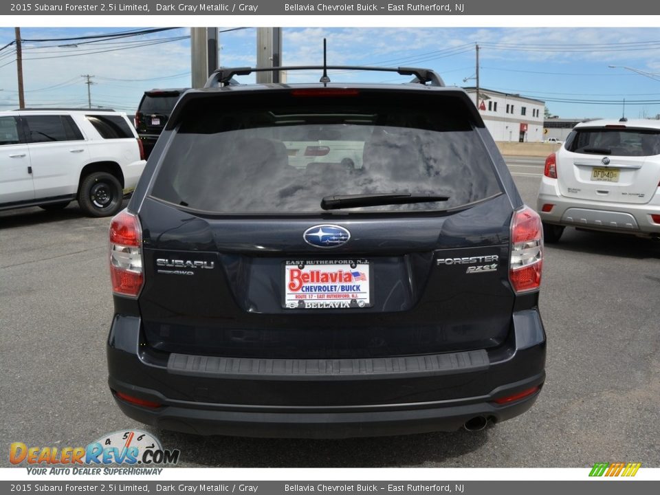 2015 Subaru Forester 2.5i Limited Dark Gray Metallic / Gray Photo #5