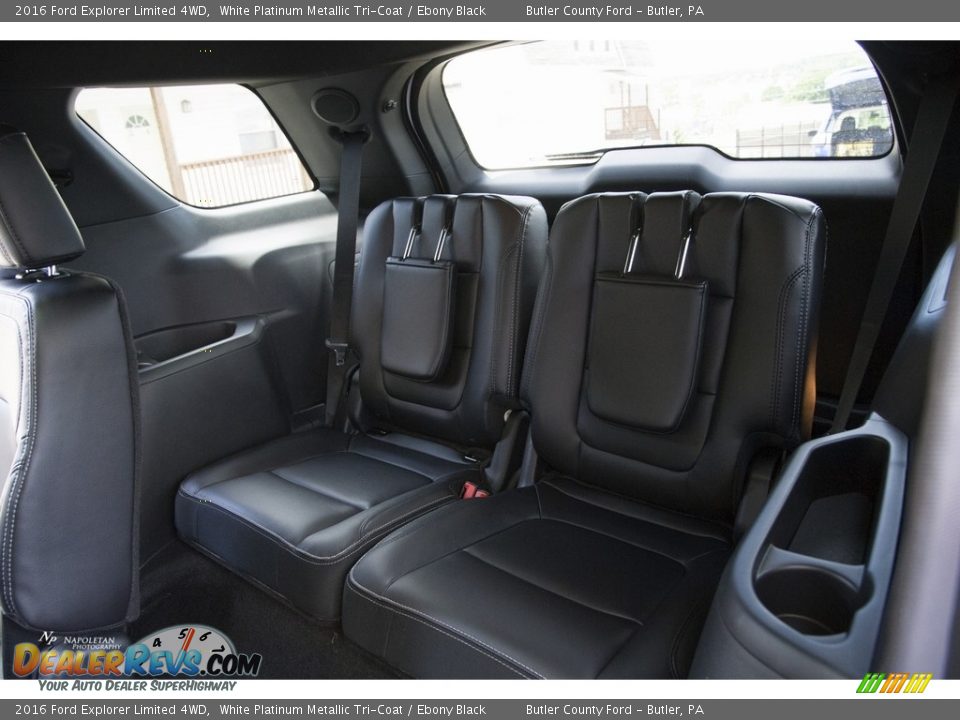 2016 Ford Explorer Limited 4WD White Platinum Metallic Tri-Coat / Ebony Black Photo #13