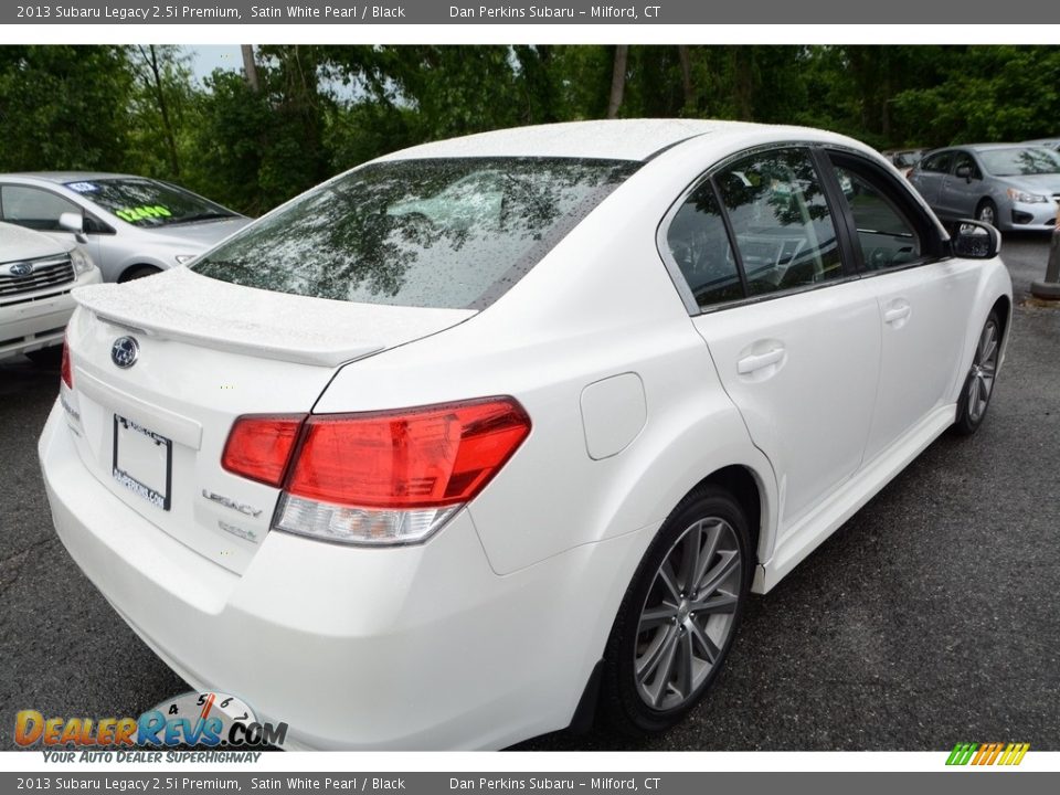 2013 Subaru Legacy 2.5i Premium Satin White Pearl / Black Photo #6