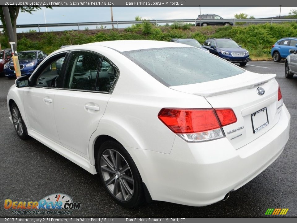 2013 Subaru Legacy 2.5i Premium Satin White Pearl / Black Photo #9