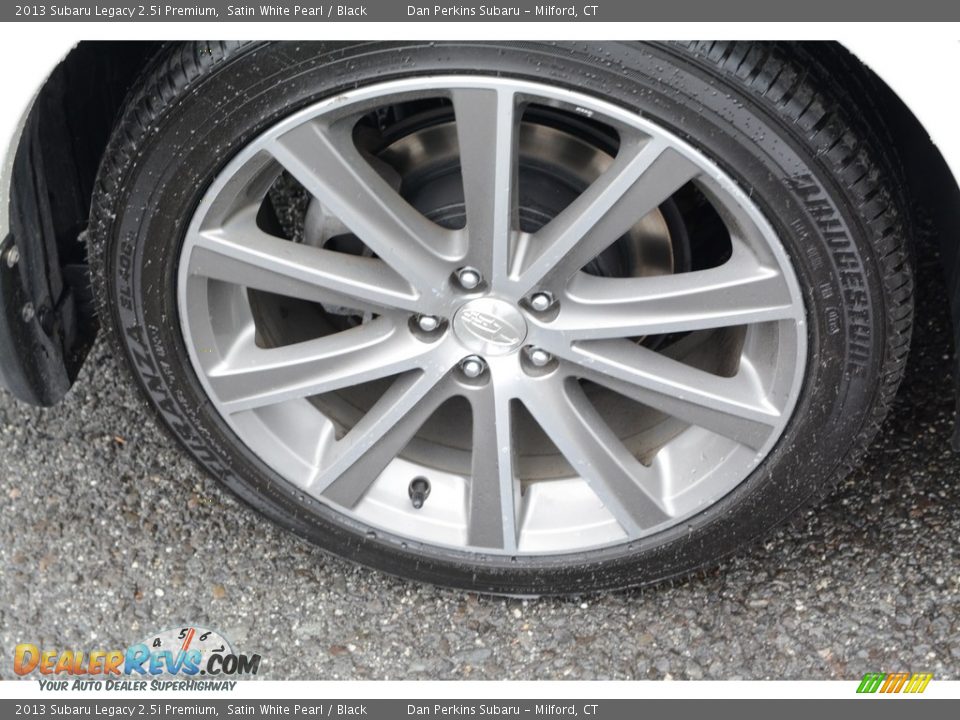 2013 Subaru Legacy 2.5i Premium Satin White Pearl / Black Photo #23