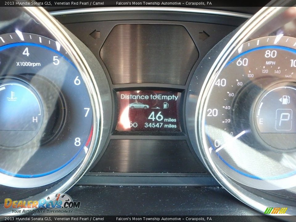 2013 Hyundai Sonata GLS Venetian Red Pearl / Camel Photo #5