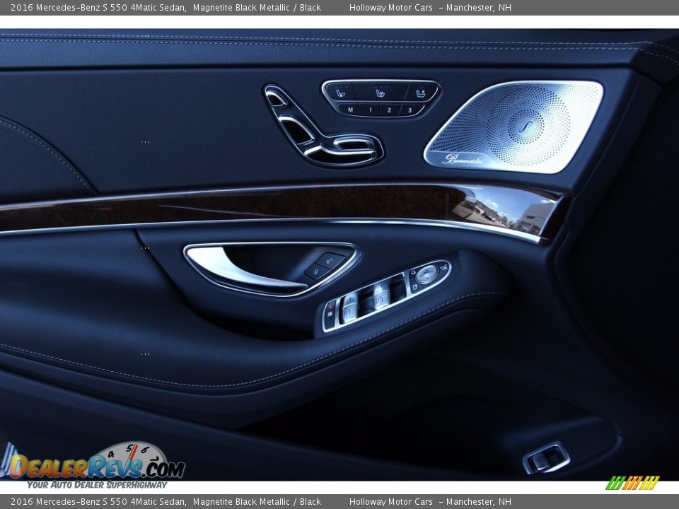 2016 Mercedes-Benz S 550 4Matic Sedan Magnetite Black Metallic / Black Photo #11