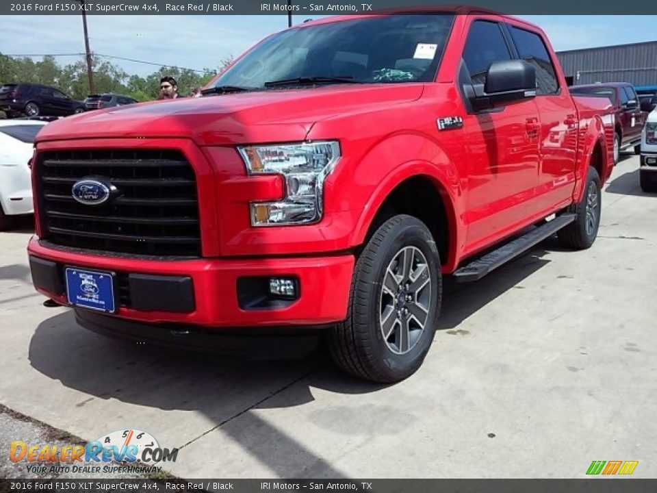 2016 Ford F150 XLT SuperCrew 4x4 Race Red / Black Photo #24