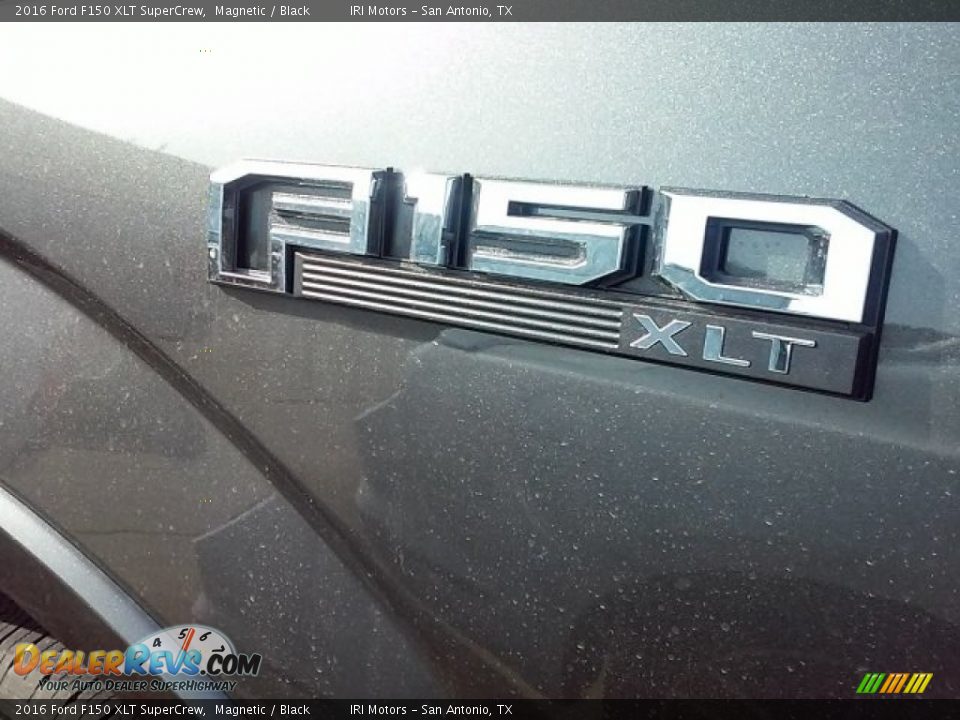 2016 Ford F150 XLT SuperCrew Magnetic / Black Photo #8