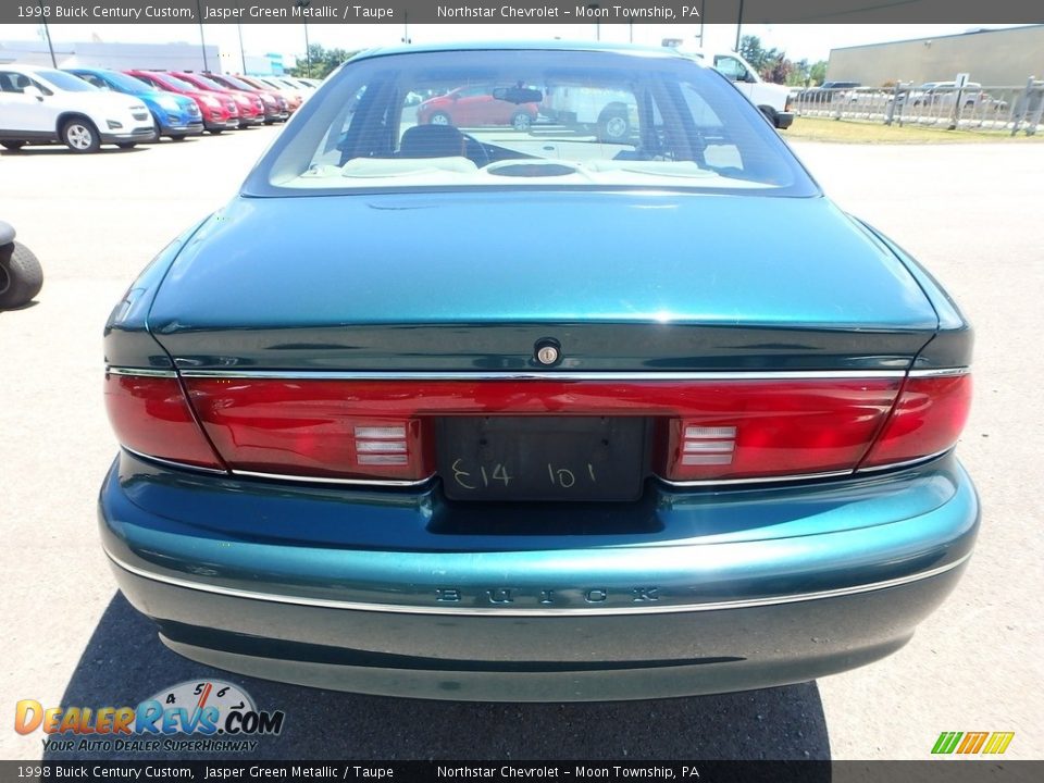 1998 Buick Century Custom Jasper Green Metallic / Taupe Photo #3