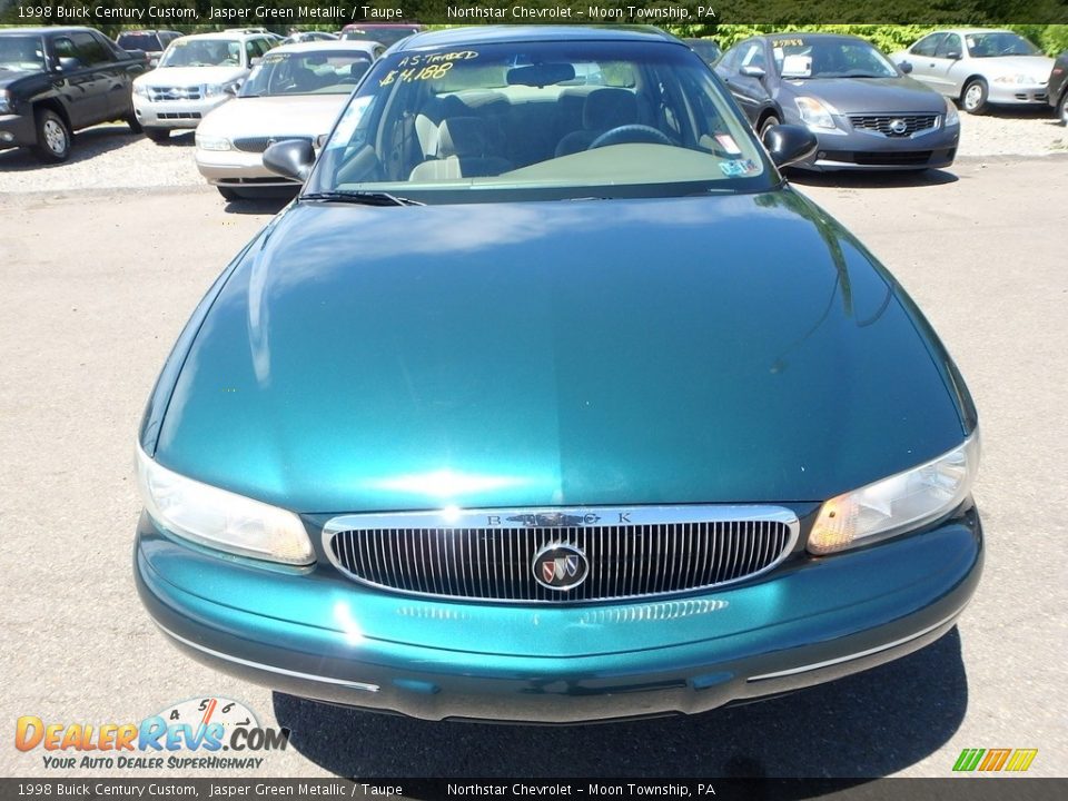 1998 Buick Century Custom Jasper Green Metallic / Taupe Photo #5