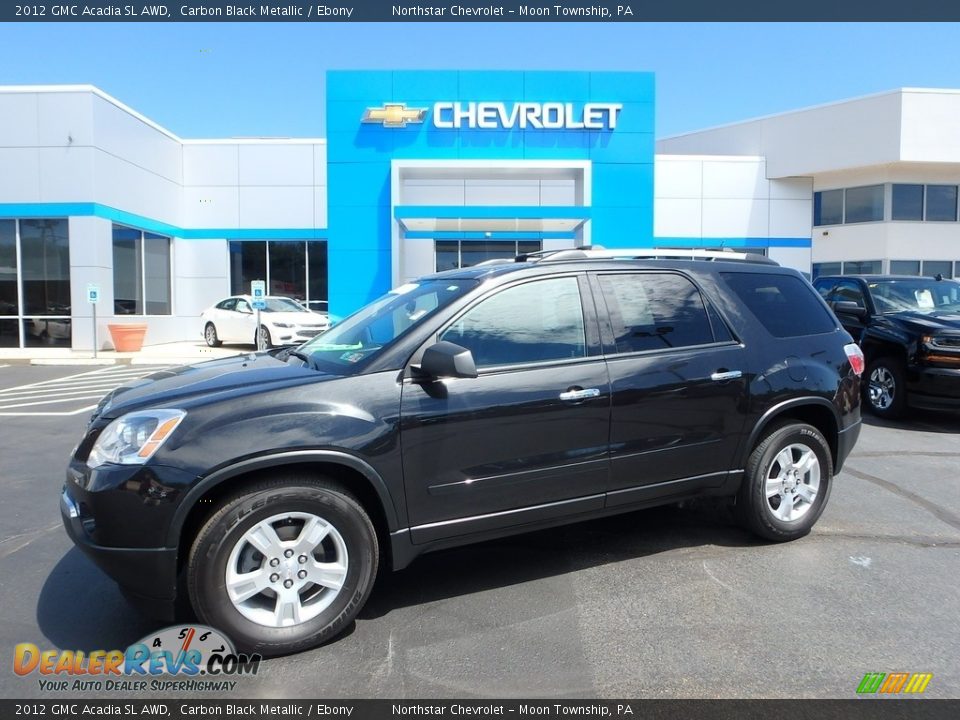2012 GMC Acadia SL AWD Carbon Black Metallic / Ebony Photo #1