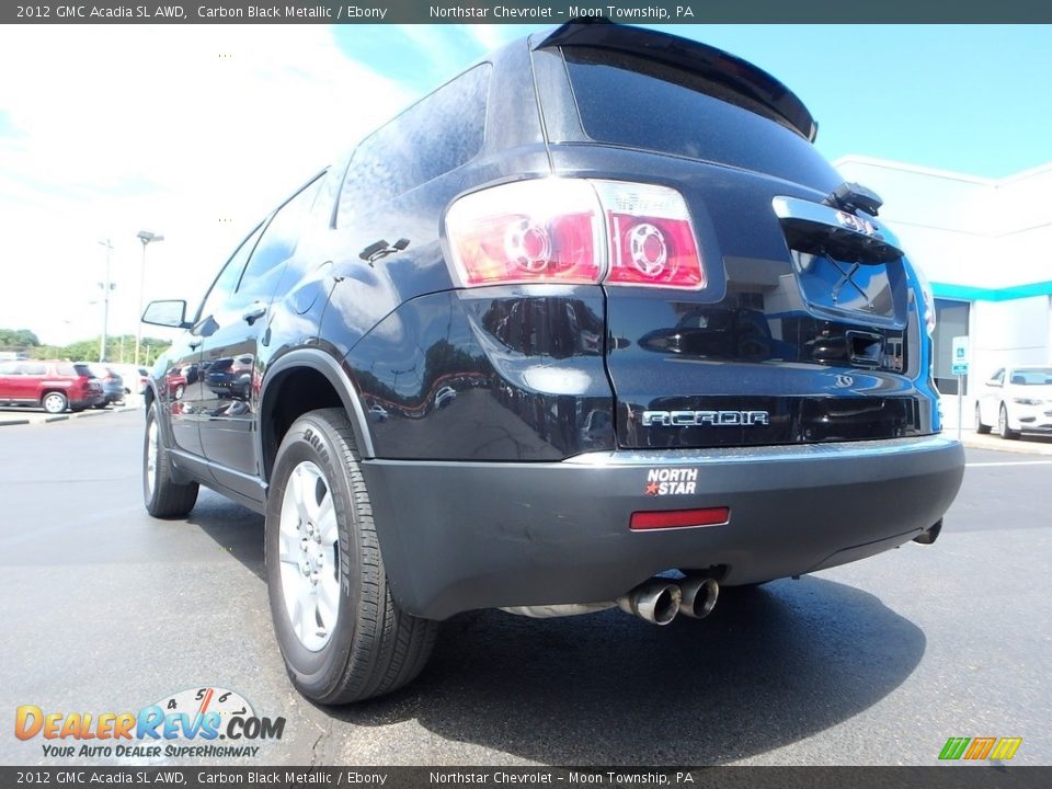 2012 GMC Acadia SL AWD Carbon Black Metallic / Ebony Photo #5