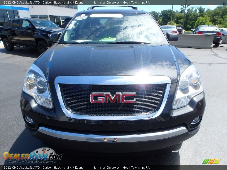 2012 GMC Acadia SL AWD Carbon Black Metallic / Ebony Photo #13