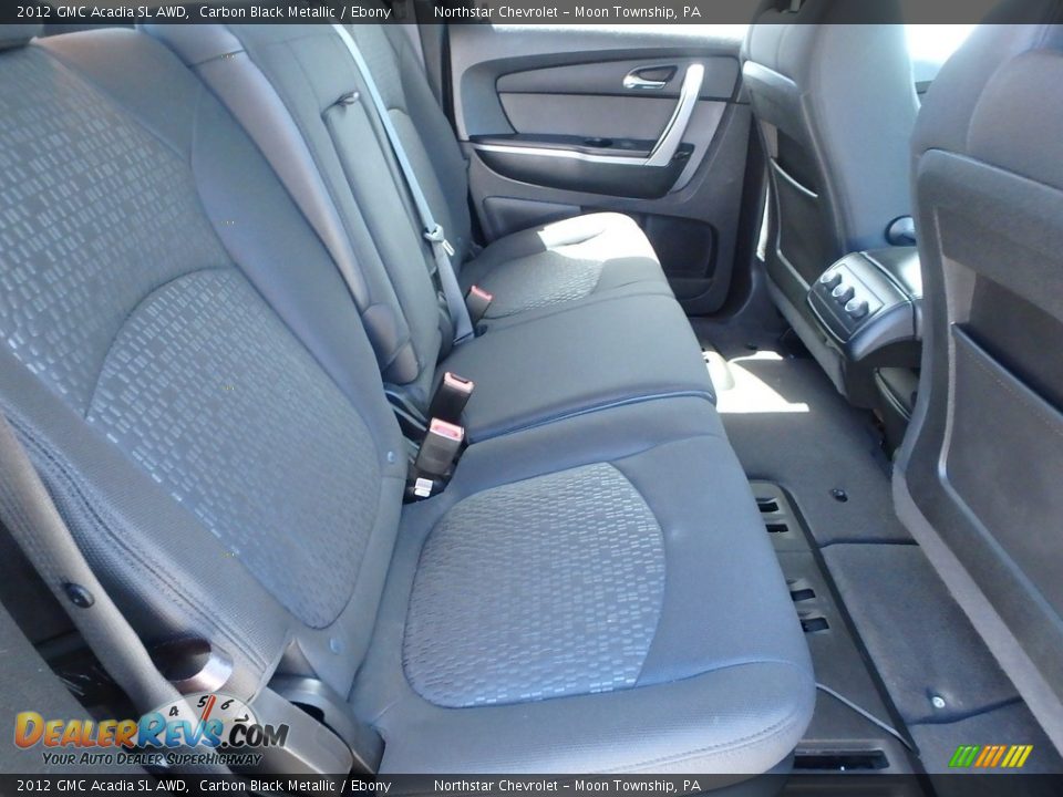 2012 GMC Acadia SL AWD Carbon Black Metallic / Ebony Photo #18