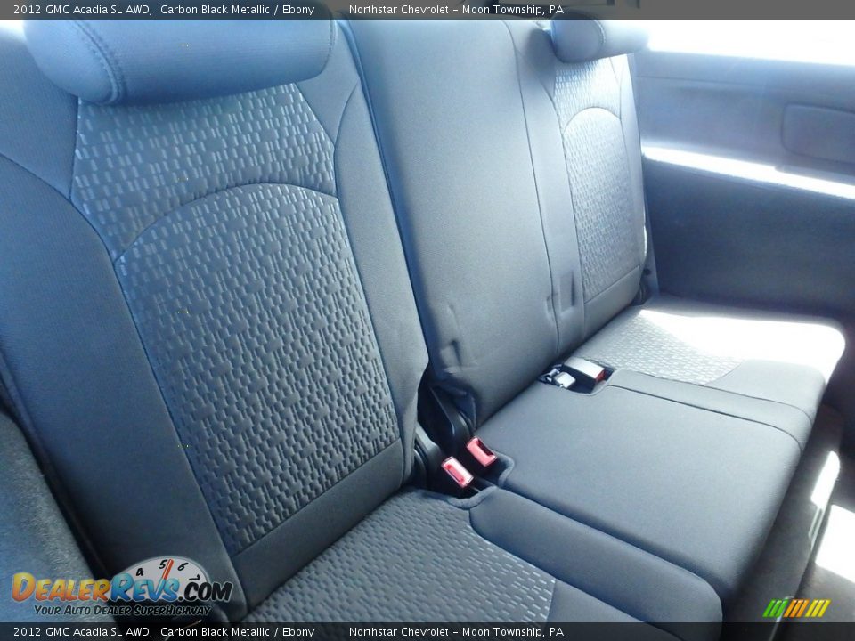2012 GMC Acadia SL AWD Carbon Black Metallic / Ebony Photo #20
