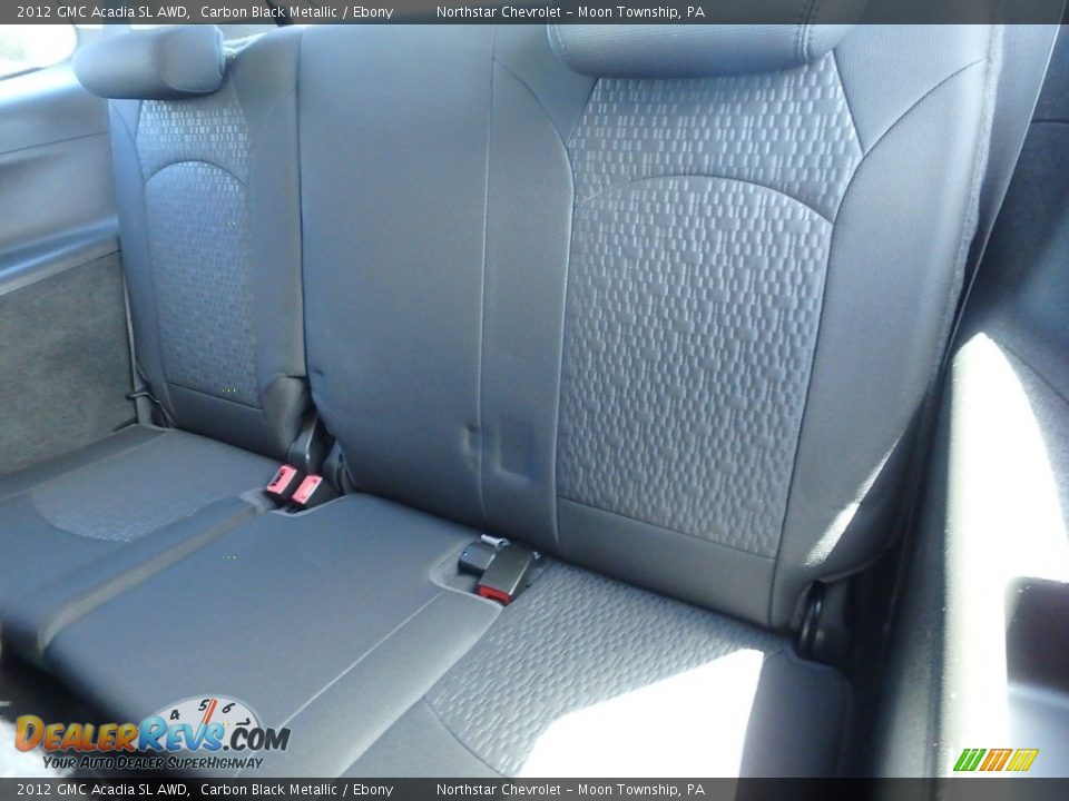 2012 GMC Acadia SL AWD Carbon Black Metallic / Ebony Photo #23
